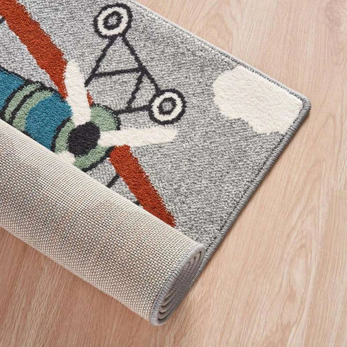 Carousel Microfiber Rug 120X160Cm - Grey Pan Home