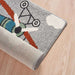 Carousel Microfiber Rug 120X160Cm - Grey Pan Home