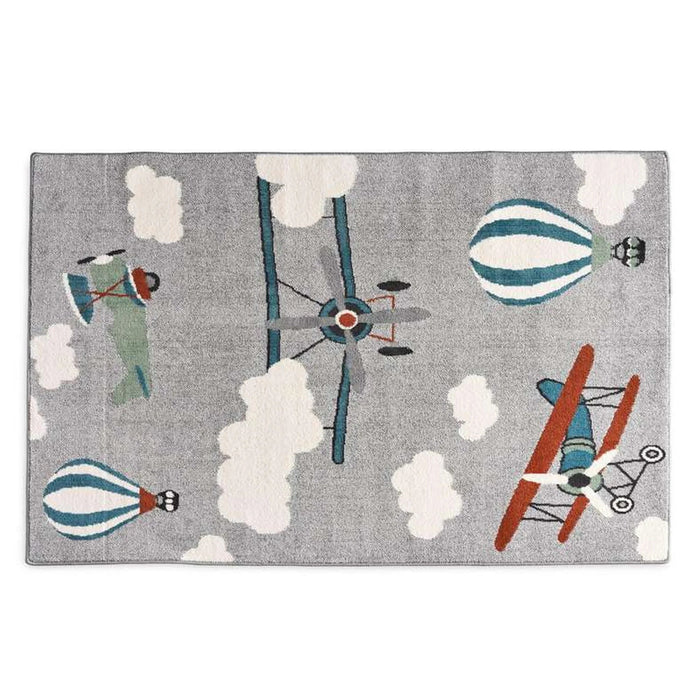 Carousel Microfiber Rug 120X160Cm - Grey Pan Home