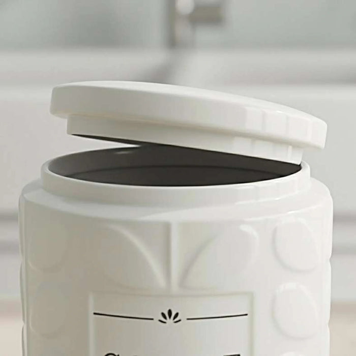 Carrisa Coffee Canister 1050Ml -White