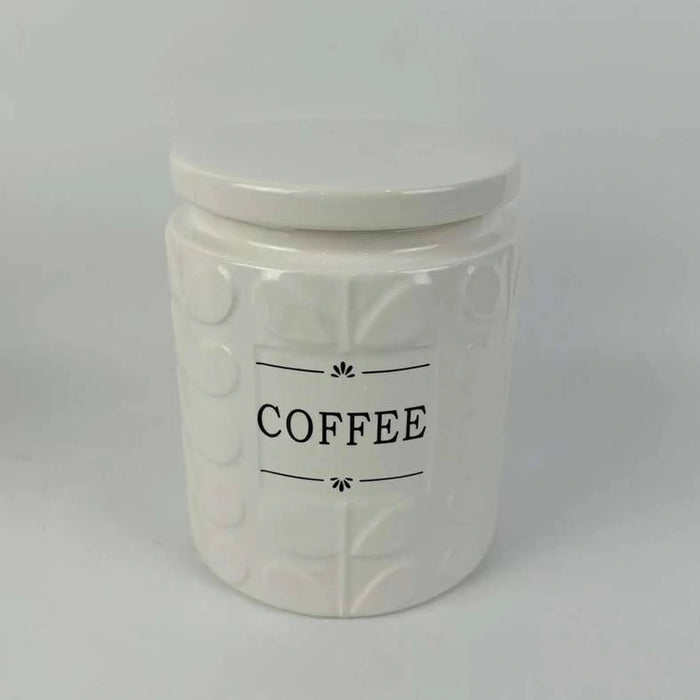 Carrisa Coffee Canister 1050Ml -White