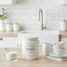 Carrisa Sugar Canister 1050Ml -White Pan Home
