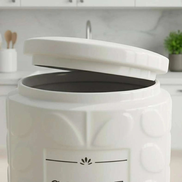 Carrisa Sugar Canister 1050Ml -White Pan Home