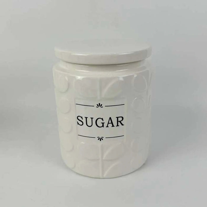 Carrisa Sugar Canister 1050Ml -White Pan Home