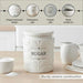 Carrisa Sugar Canister 1050Ml -White Pan Home