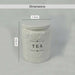 Carrisa Tea Canister 1050Ml -White Pan Home