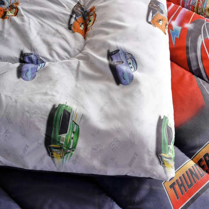 Cars 4-Piece Bed In A Bag 160X220Cm - Dark Blue/Red