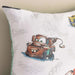 Cars Cotton Filled Cushion 40X40Cm - Red/Green Pan Home