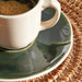 Casafina Stoneware Coffee Cup Saucer 130Ml - Dark Green Pan Home