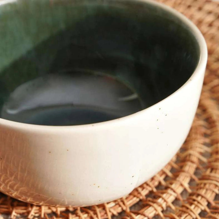Casafina Stoneware Rice Bowl Dia11.4Cm - Dark Green Pan Home