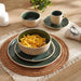 Casafina Stoneware Rice Bowl Dia11.4Cm - Dark Green Pan Home