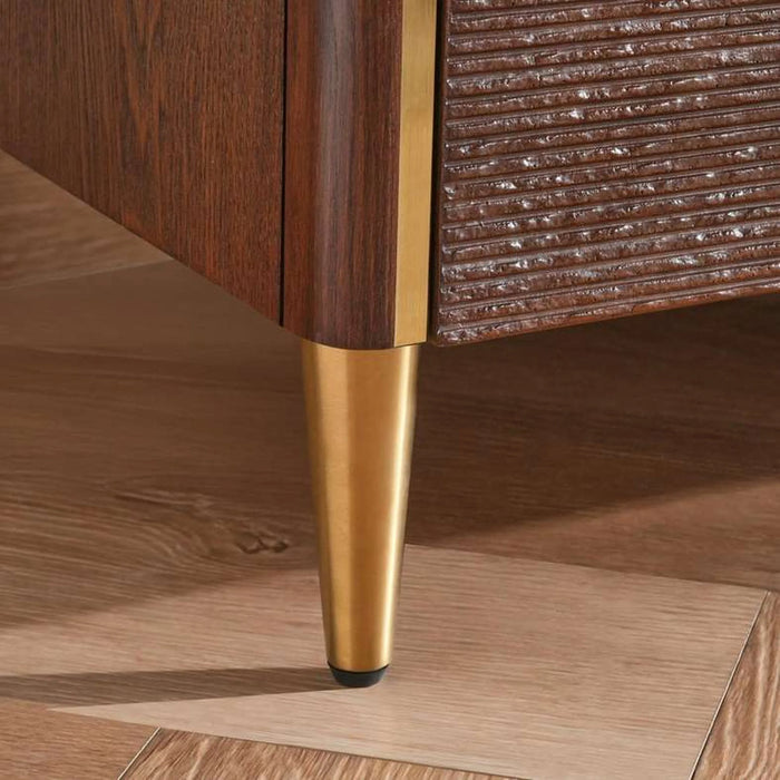 Casavelle 5 Drawer Chest Of Drawer - Walnut