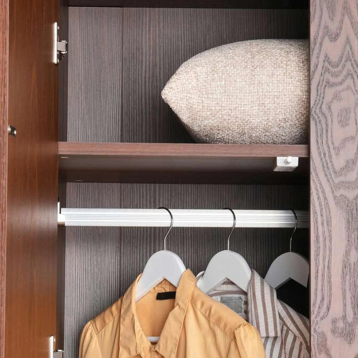 Casavelle 6 Door Wardrobe With Mirror - Walnut