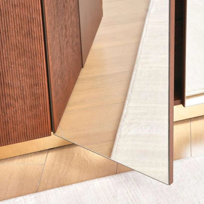 Casavelle 6 Door Wardrobe With Mirror - Walnut