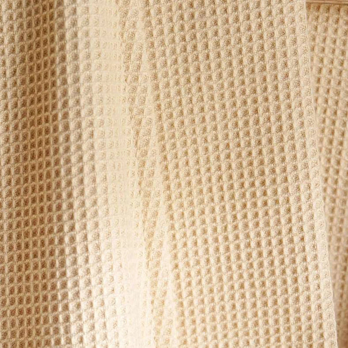 Caspian Waffle Texture Bathrobe L/Xl - Beige Pan Home