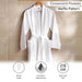 Caspian Waffle Texture Bathrobe L/Xl - White Pan Home