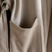 Caspian Waffle Texture Bathrobe S/M - Grey Pan Home