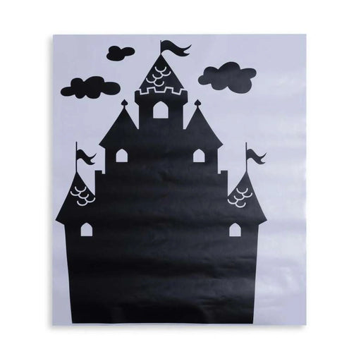 Castle Chalkboard Wall Stickers 50X70Cm - Black Pan Home