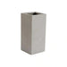 Catalina Polyresin Square Planter 23X23X50Cm - Grey Pan Home