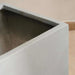 Catalina Polyresin Square Planter 34X34X70Cm - Grey Pan Home