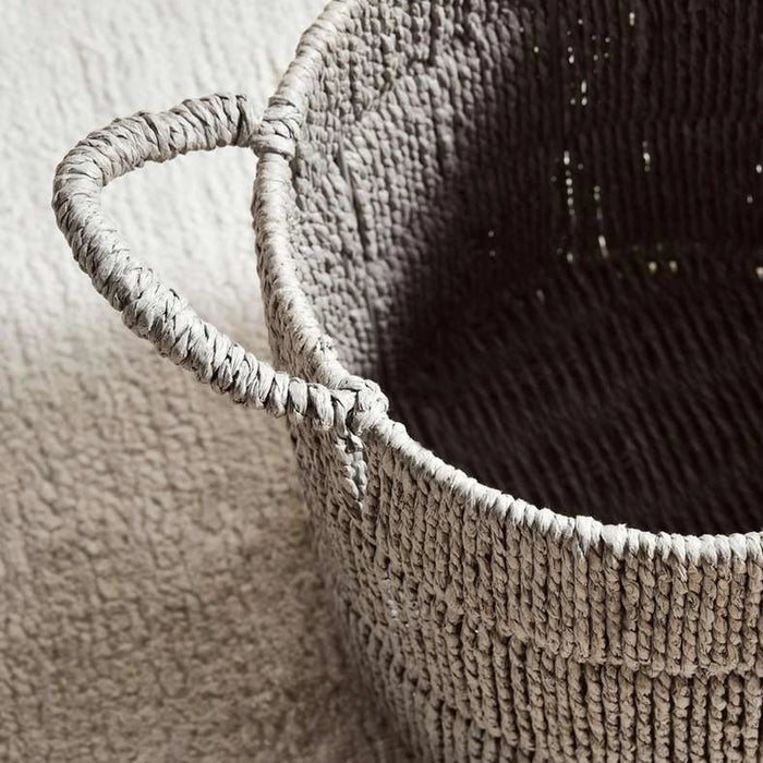 Catherine Round Basket 28X28X26Cm- Grey Pan Home