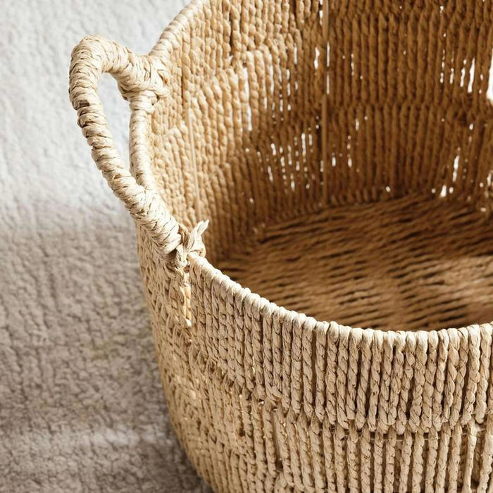 Catherine Round Basket 28X28X26Cm-Natural Pan Home