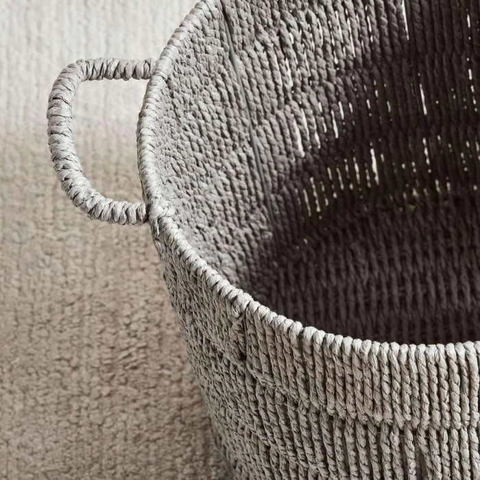 Catherine Round Basket 33X33X30Cm- Grey Pan Home