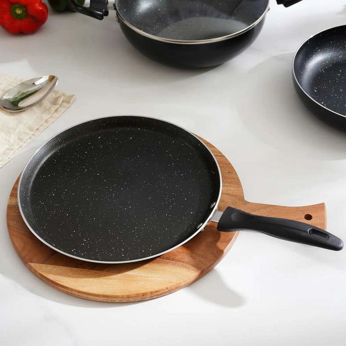 Cato 4-Piece Cookware Set - Black Pan Home
