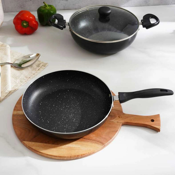 Cato 4-Piece Cookware Set - Black Pan Home