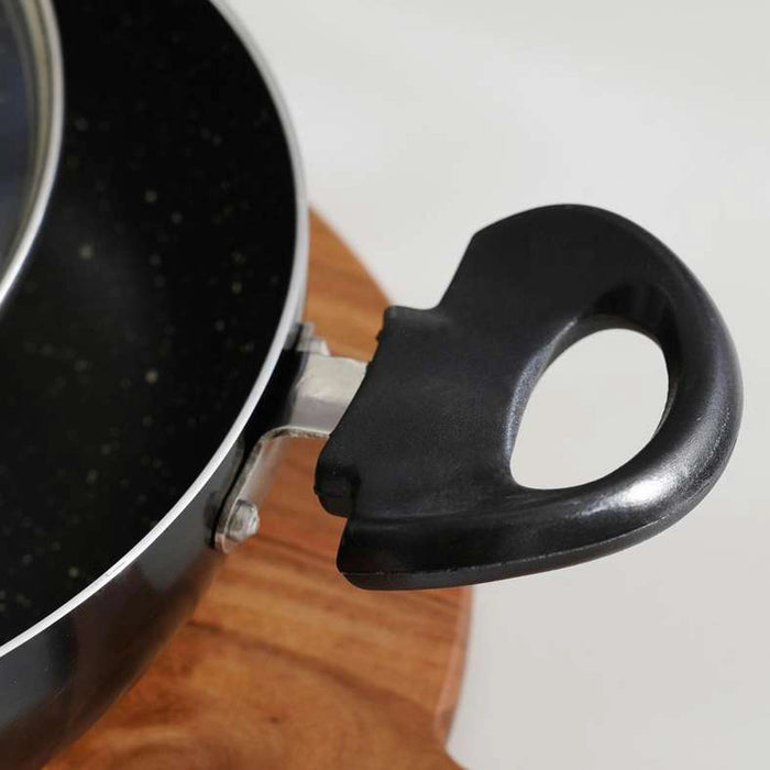Cato 4-Piece Cookware Set - Black Pan Home