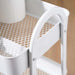Cazo 3-Tier Kitchen Trolley - White Pan Home
