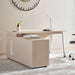Cedare Office Desk Left Or Right Side Return - Nautral Pan Home