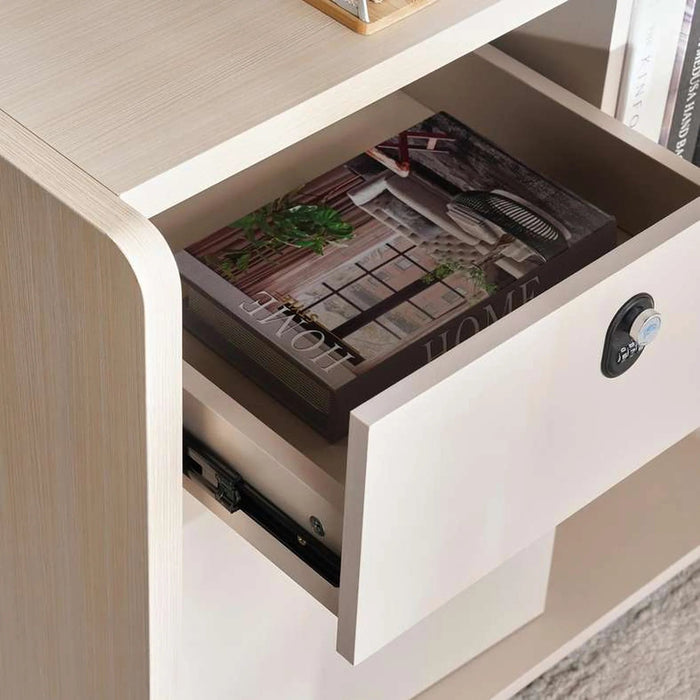 Cedare Office Desk Left Or Right Side Return - Nautral Pan Home