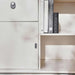 Cedare Office Desk Left Or Right Side Return - Nautral Pan Home