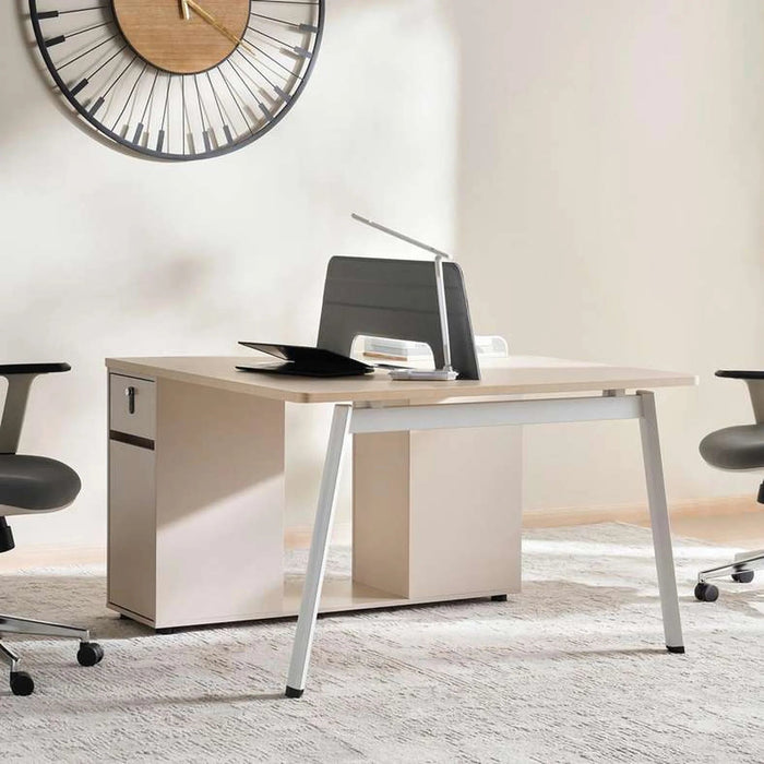 Cedare Work Station 120Cm - Natural Pan Home