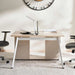 Cedare Work Station 120Cm - Natural Pan Home
