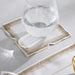 Celebrations Embroidered 4Piece Coaster Set 14X14Cm - Gold Pan Home