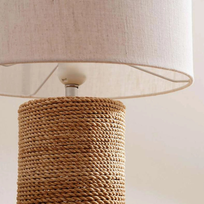 Cerah E27 Abaca Table Lamp Dia 30X49Cm - Natural