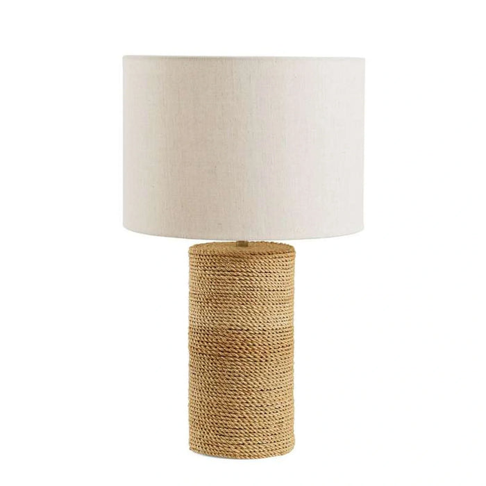 Cerah E27 Abaca Table Lamp Dia 30X49Cm - Natural