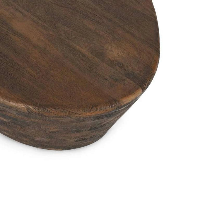 Chadwick Coffee Table Large Solid Wood - Brown Pan Home