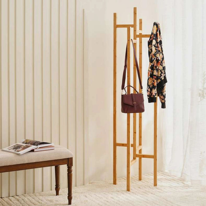 Chalmer Bamboo Tall Hanger - Natural Pan Home