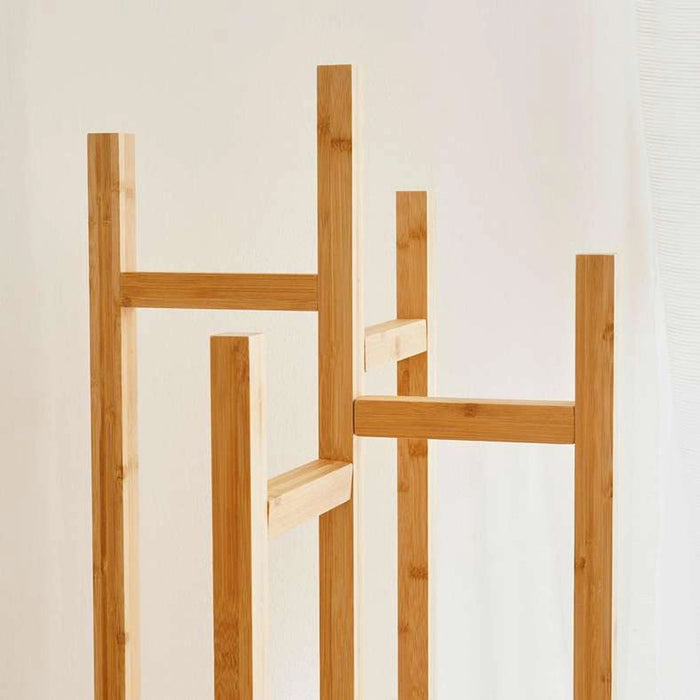 Chalmer Bamboo Tall Hanger - Natural Pan Home