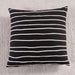 Chamberlane Textured Down Alternative Filled Cushion 50X50Cm - Black Pan Home