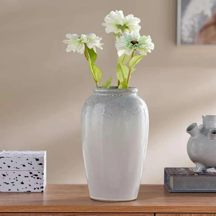 Chandler Two Tone Ceramic Vase 16.5X16.5X27Cm - Grey