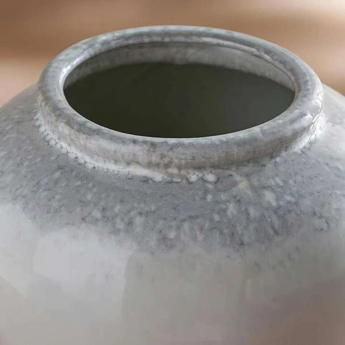 Chandler Two Tone Ceramic Vase 22X22X18Cm - Grey
