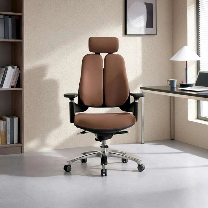 Charley Office High Back Chair - Brown Pan Home