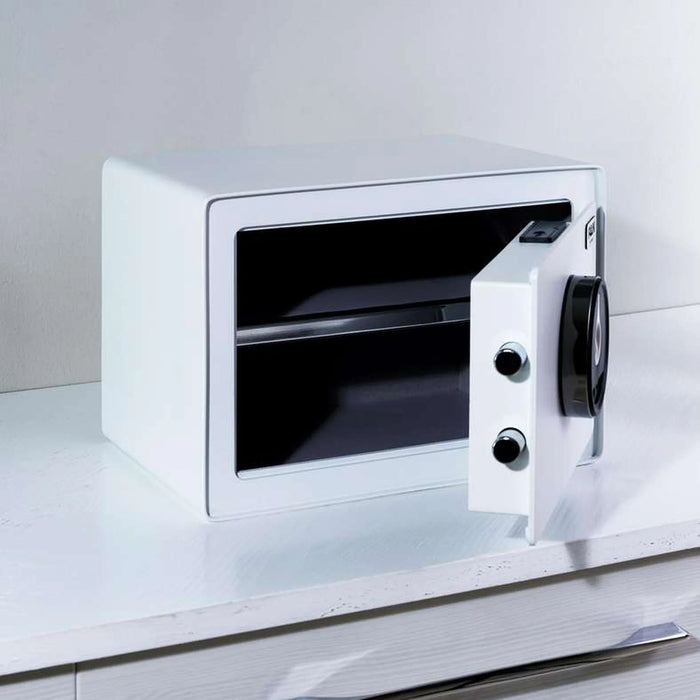 Charlotte Fingerprint Electronic Safe 35X35X25Cm - White
