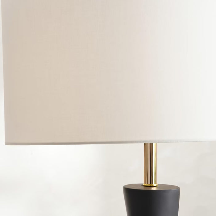 Chellsy e27 polyresin floor lamp 61x61x185.5cm - black Pan Home