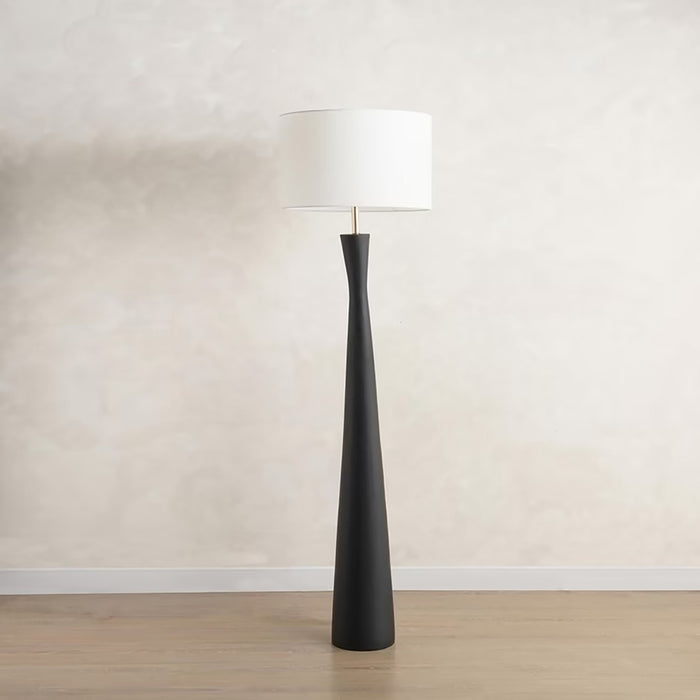 Chellsy e27 polyresin floor lamp 61x61x185.5cm - black Pan Home