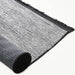 Chennile Lux Flat Woven Dhurrie 60X90Cm - Black Pan Home